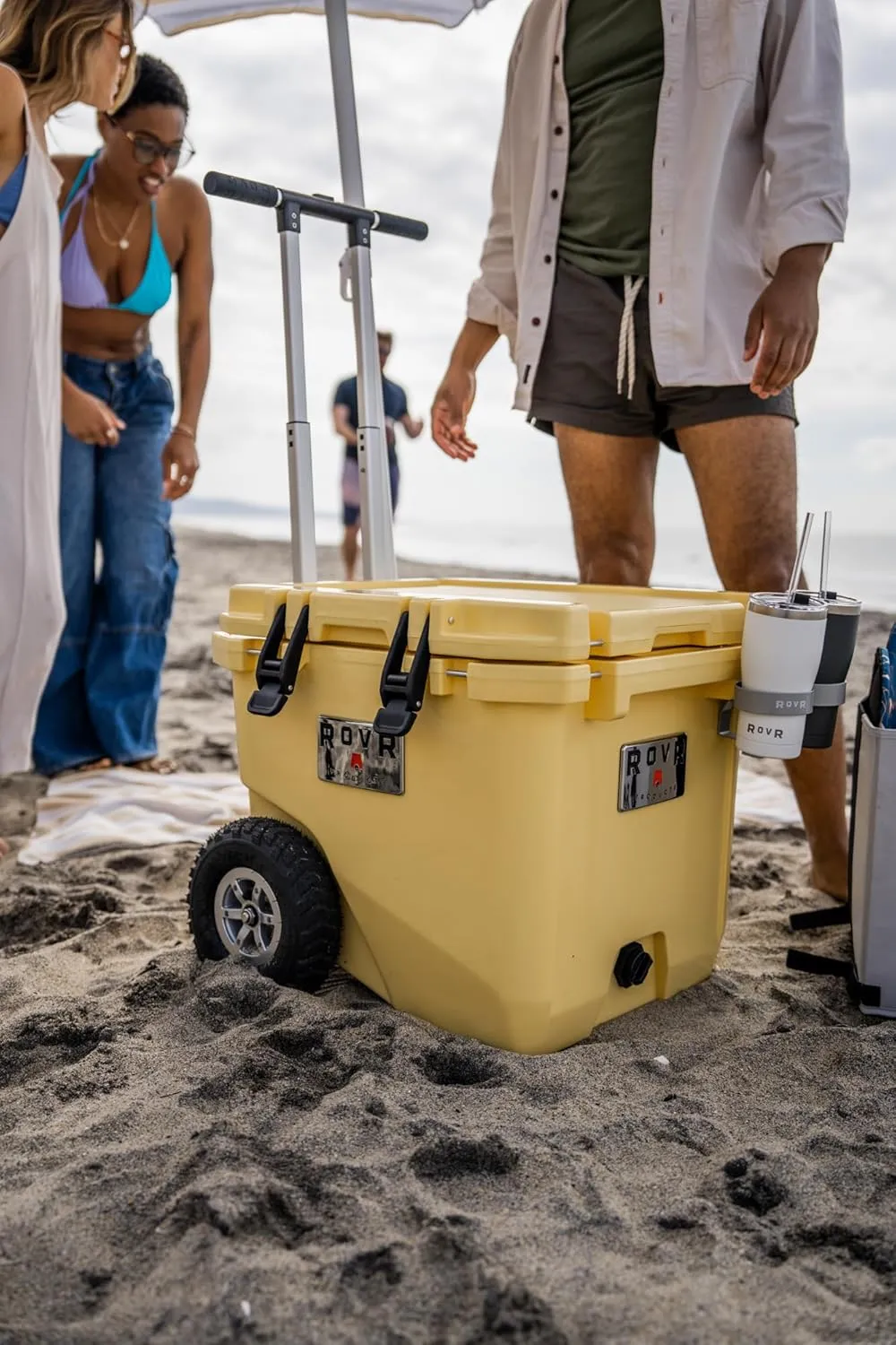RovR Hard Cooler – Heavy Duty Insulated Cooler Box for Camping, Beach, Travel, Tailgating, Fishing, and Parties – Rugged Portable Cooler for Long Ice Retention