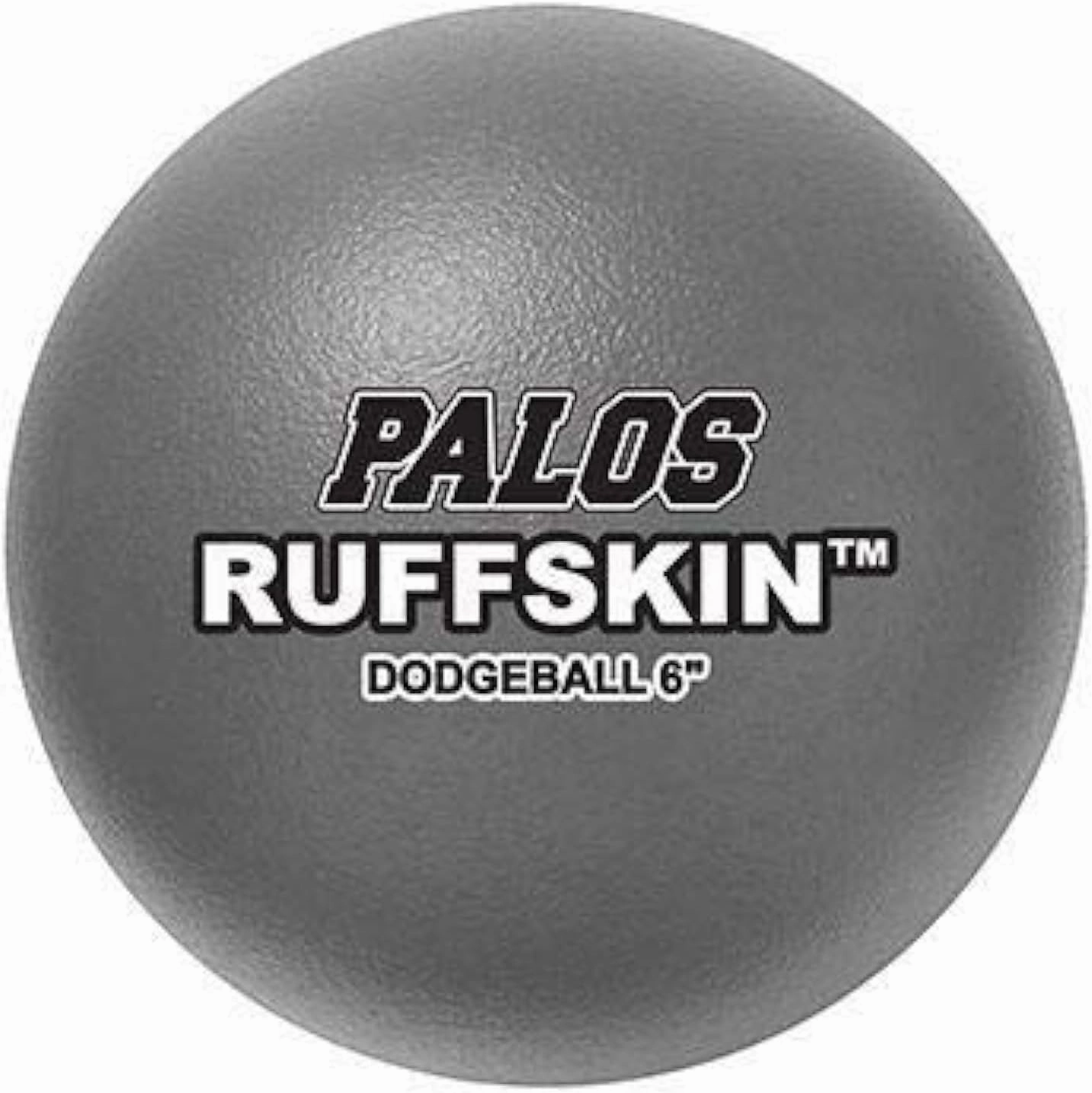 RuffSKIN 6", Soft Foam, Low Bounce Gray Dodgeball Set of 6 - for Kids and Adults