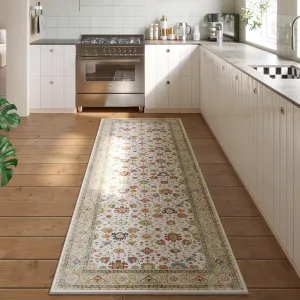 Runner Rug for Hallways Kitchen Rug Non Slip 2'6''x8' Washable Rugs with Rubber Backing Soft Carpet for Hallways, Kitchen, Laundry, Bedroom, Bathroom (Colorful)