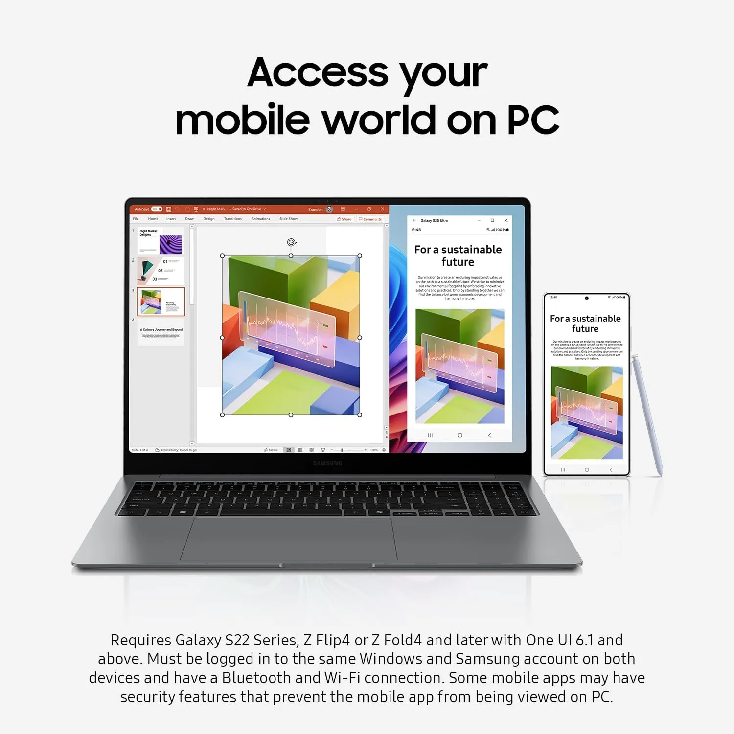 SAMSUNG 15.6” Galaxy Book5 360 Copilot  PD, AI Laptop Computer, FHD AMOLED Touchscreen, 16GB / 512GB, Dolby Atmos Quad Speakers, All-Day Battery Life, NP750QHA-KA1US, Gray