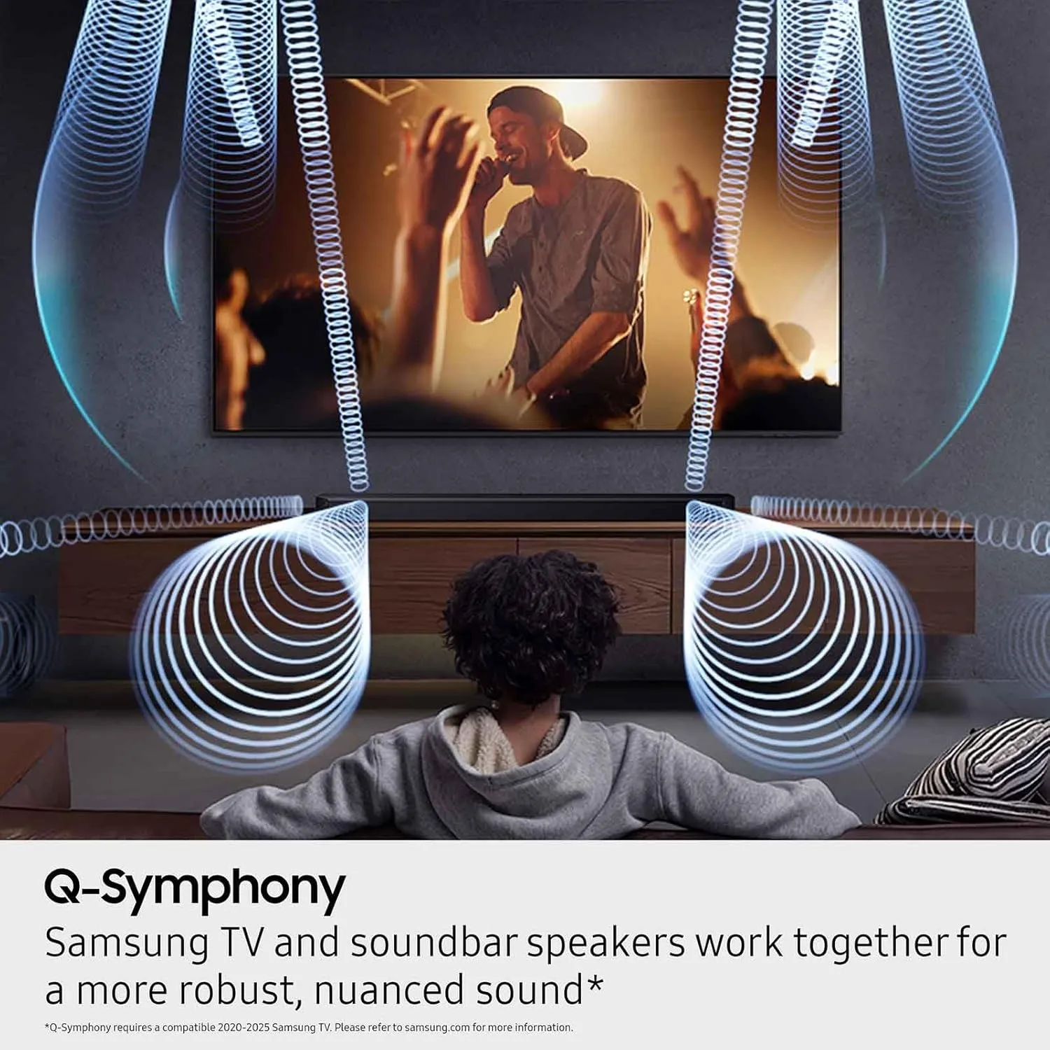 SAMSUNG Q800F 5.1.2ch Q Series Soundbar   Subwoofer, Wireless Dolby Atmos, Q-Symphony, Game Mode Pro, Smart Integration (HW-Q800F, 2025)