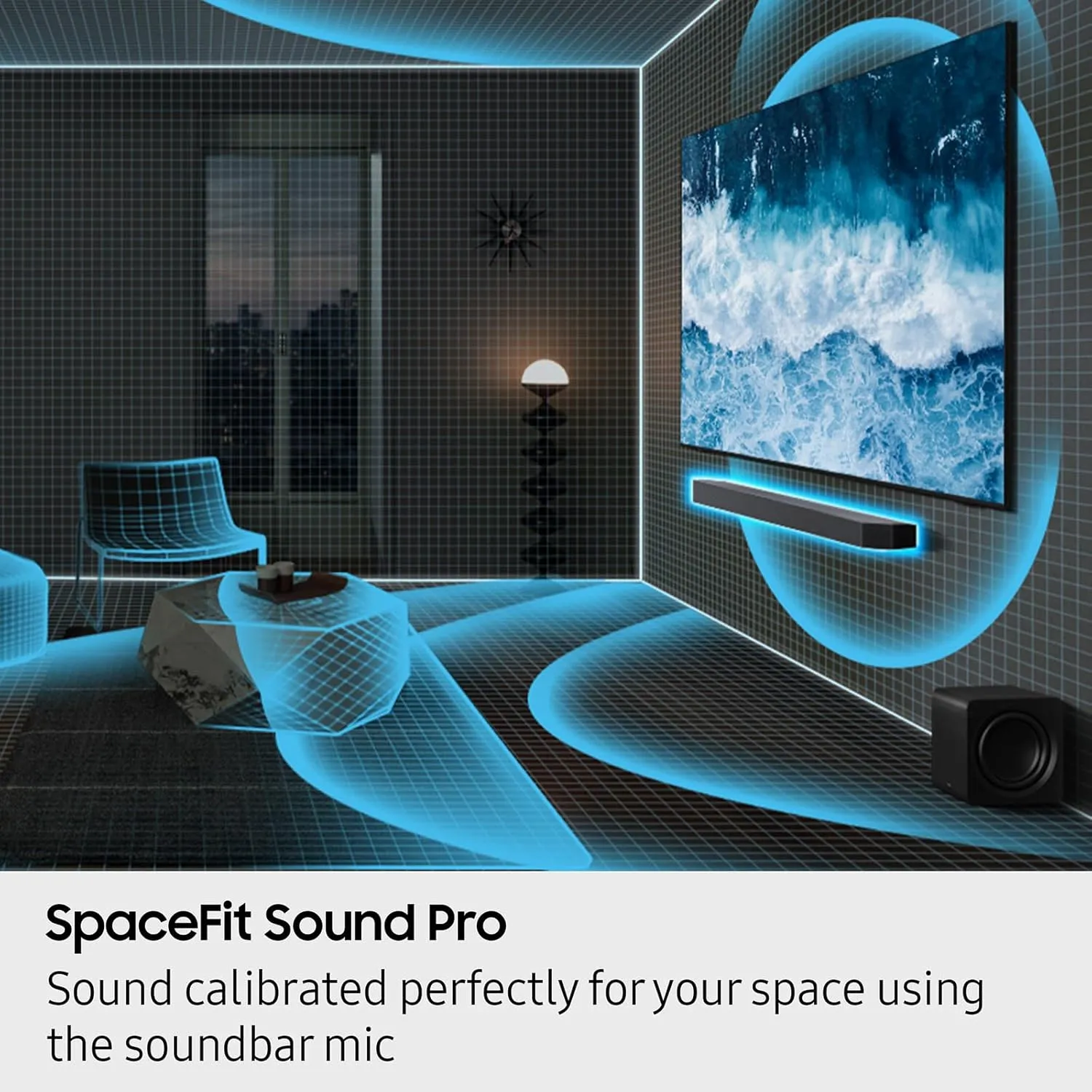 SAMSUNG Q800F 5.1.2ch Q Series Soundbar   Subwoofer, Wireless Dolby Atmos, Q-Symphony, Game Mode Pro, Smart Integration (HW-Q800F, 2025)