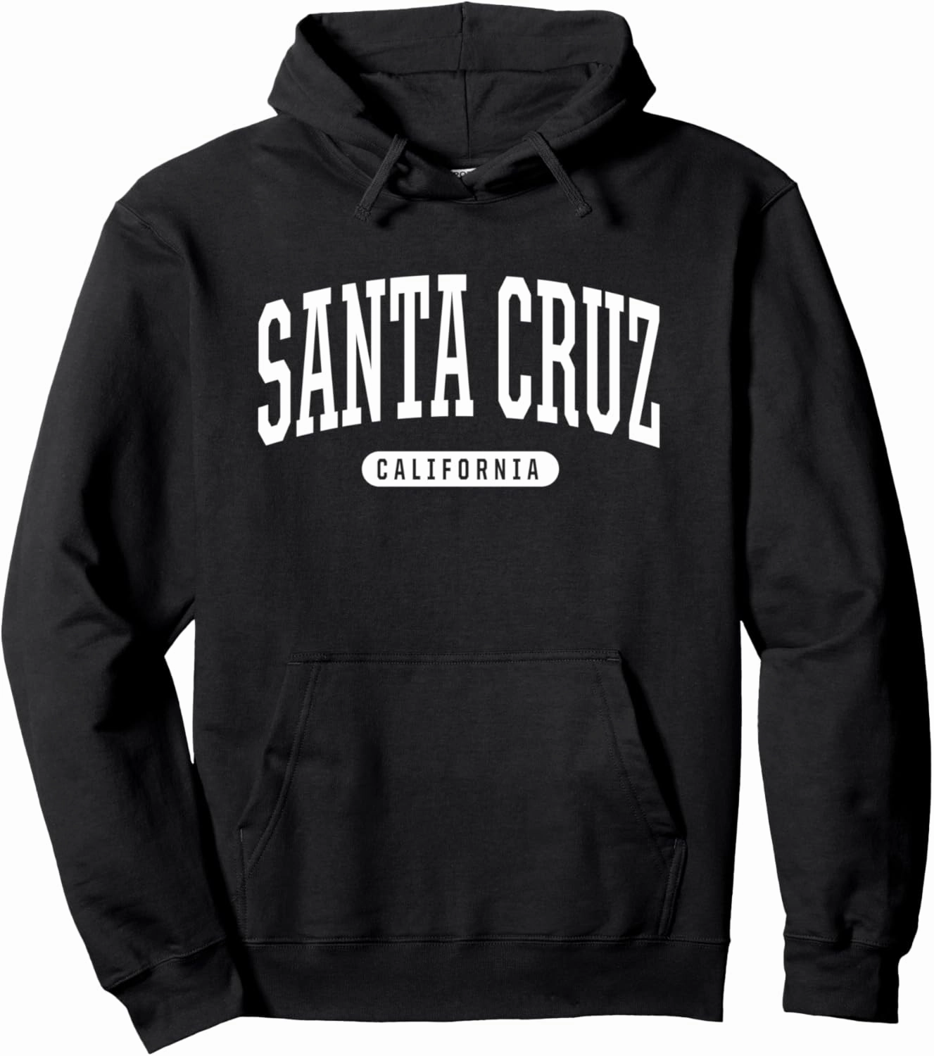 Santa Cruz Hoodie Sweatshirt College University Style CA USA Pullover Hoodie