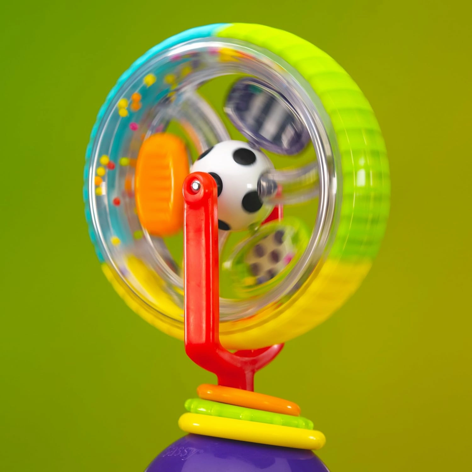 Sassy Wonder Wheel Spinning High Chair Tray Toy, Age 6  Months