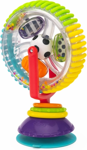 Sassy Wonder Wheel Spinning High Chair Tray Toy, Age 6  Months
