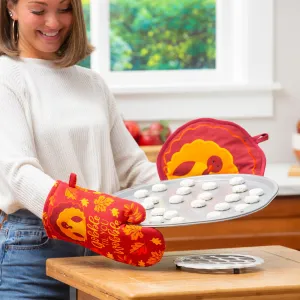 Seasonal Oven Mitt and Pot Holder Set