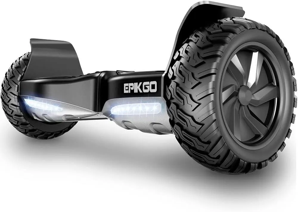 Self Balancing Scooter Hover Self-Balance Board, All-Terrain 8.5” Alloy Wheel, 400W Dual-Motor, LG Battery, Board Hover Tough Road Condition [Classic Series, Black, Model: EL-ES03]