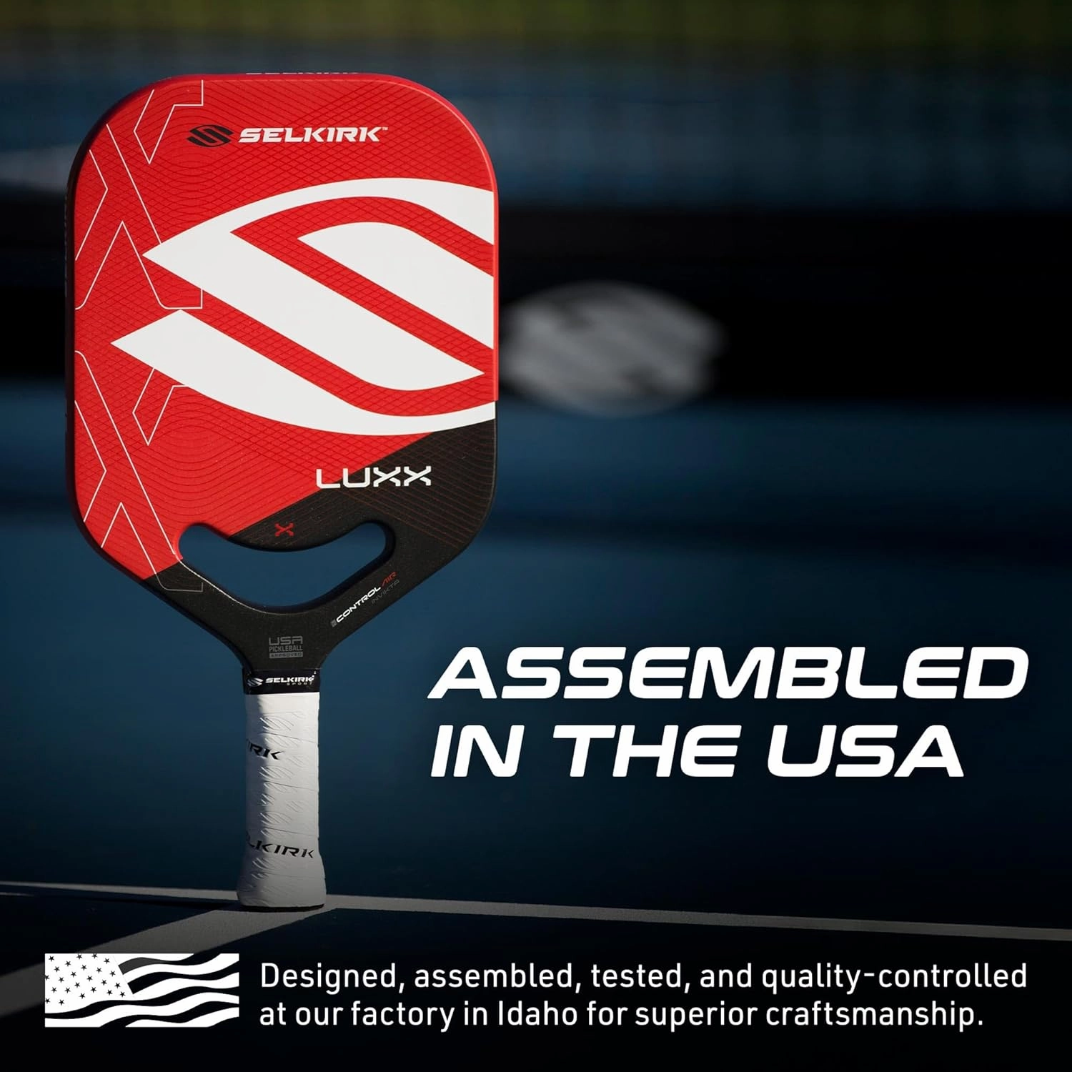 Selkirk LUXX Control Pickleball Paddle | Carbon Fiber Paddle with Polypropylene X7 Core | Designed for Unmatched Control and Added Power