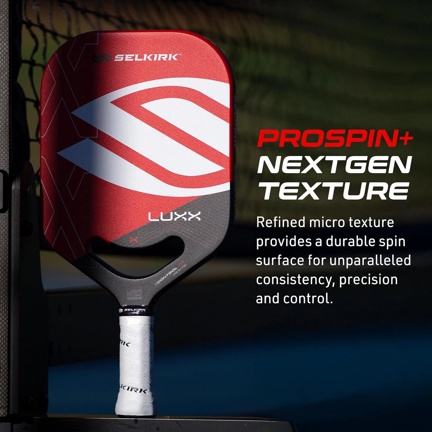 Selkirk LUXX Control Pickleball Paddle | Carbon Fiber Paddle with Polypropylene X7 Core | Designed for Unmatched Control and Added Power