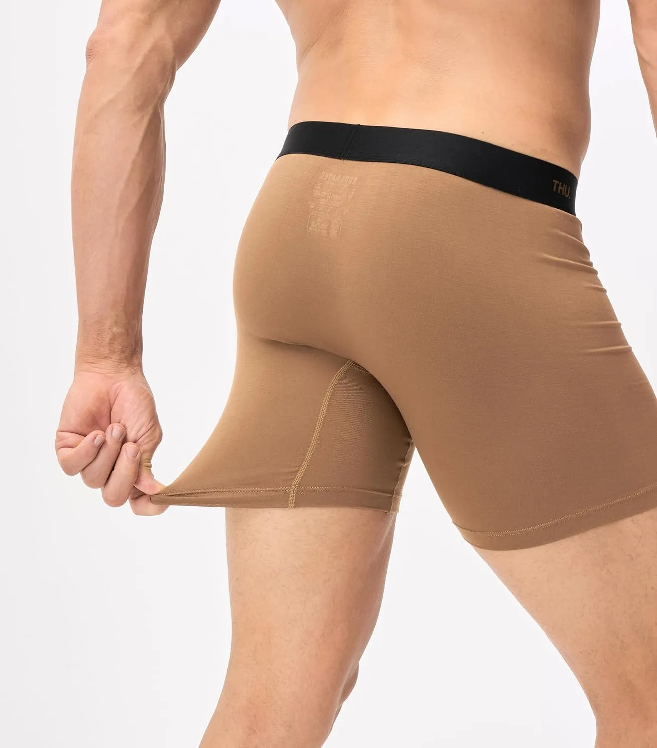 Separatec Dual Pouch Mens Underwear Breathable Cooling Rayon Made from Bamboo Underwear Men, Boxer Briefs and Trunks 7 Pack