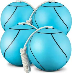 Shappy Soft Tetherball Ball and Rope Rubber Game Set Replacement Tetherball Equipment with Durable Attached Rope for Kids Adults Indoor Outdoor Backyard Yard Beach Play
