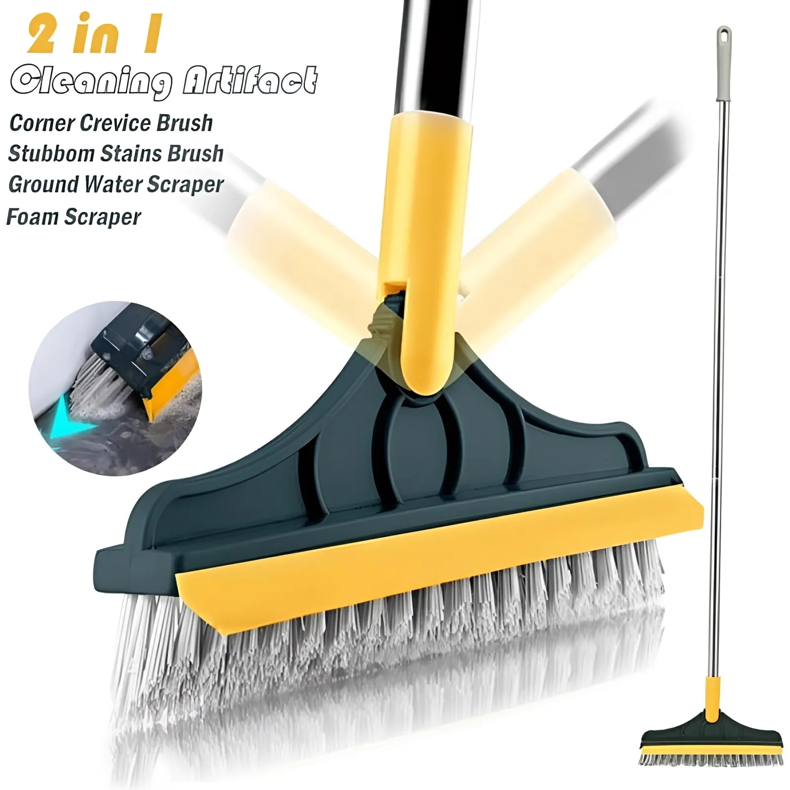 Siemens Dual-Function Washing Machine & Integrated Broom Cleaner