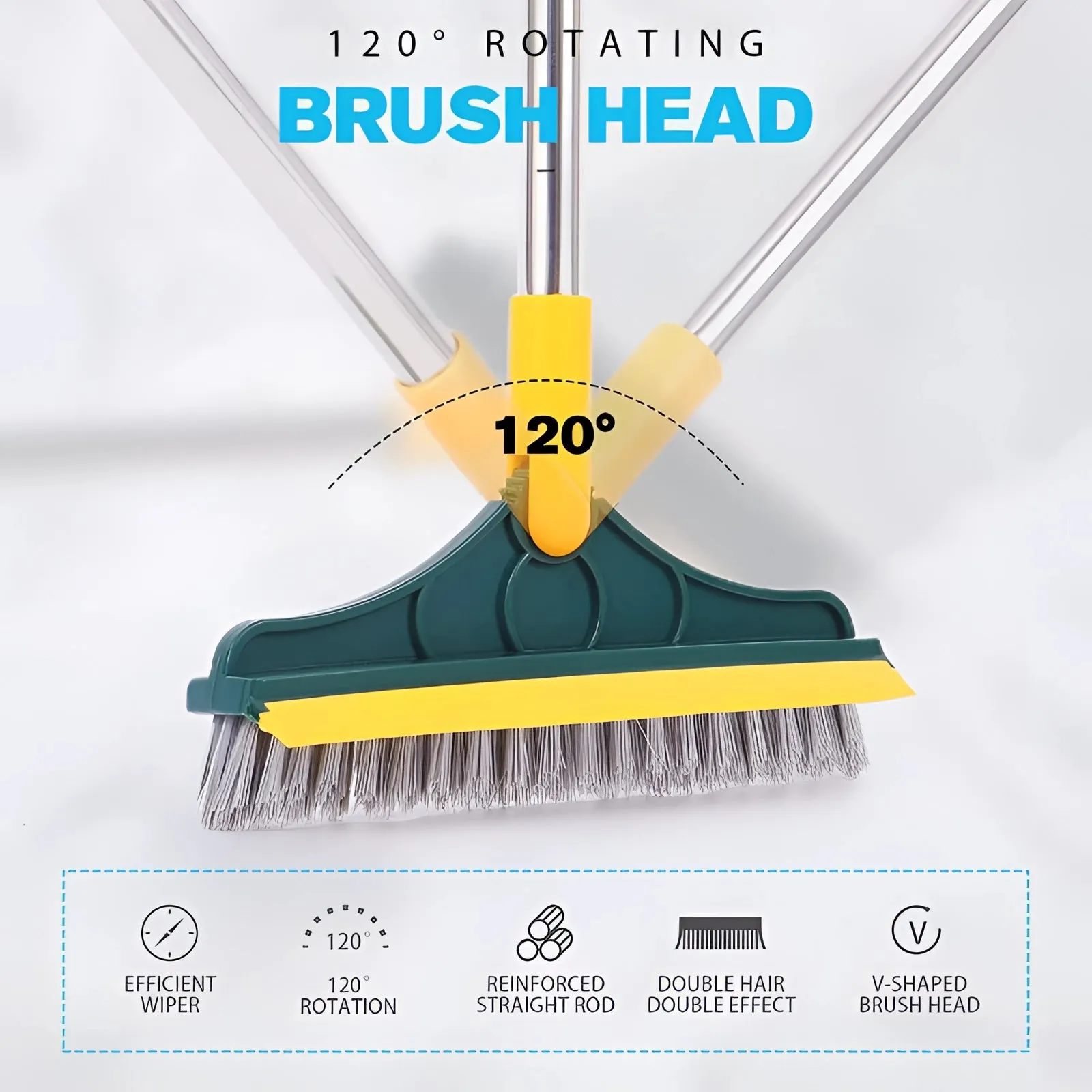 Siemens Dual-Function Washing Machine & Integrated Broom Cleaner