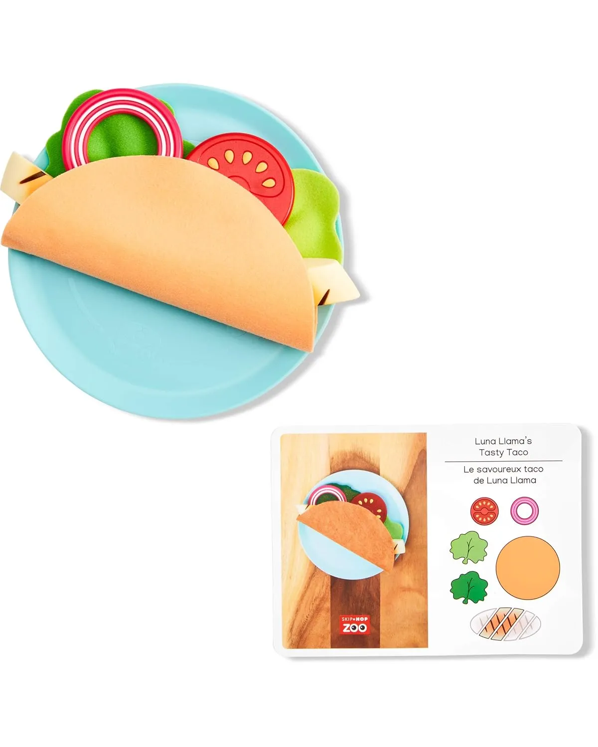 Skip Hop Play Food Set, Zoo Little Chef Meal Kit