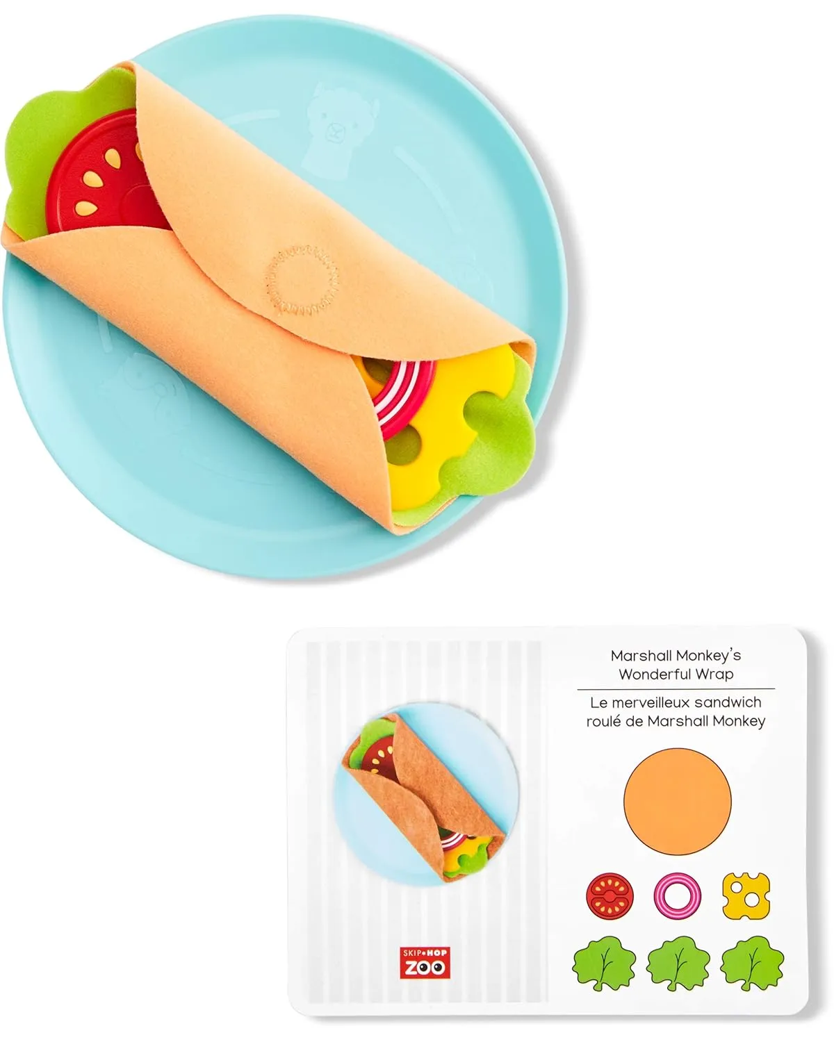 Skip Hop Play Food Set, Zoo Little Chef Meal Kit