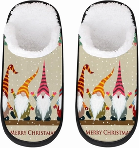 Slippers for Women Men, Soft Plush Warm Slip-On Slippers Non-Disposable Travel Slippers with Rubber Sole, Cozy Indoor Slippers Portable Spa Hotel Guest Indoor Slippers