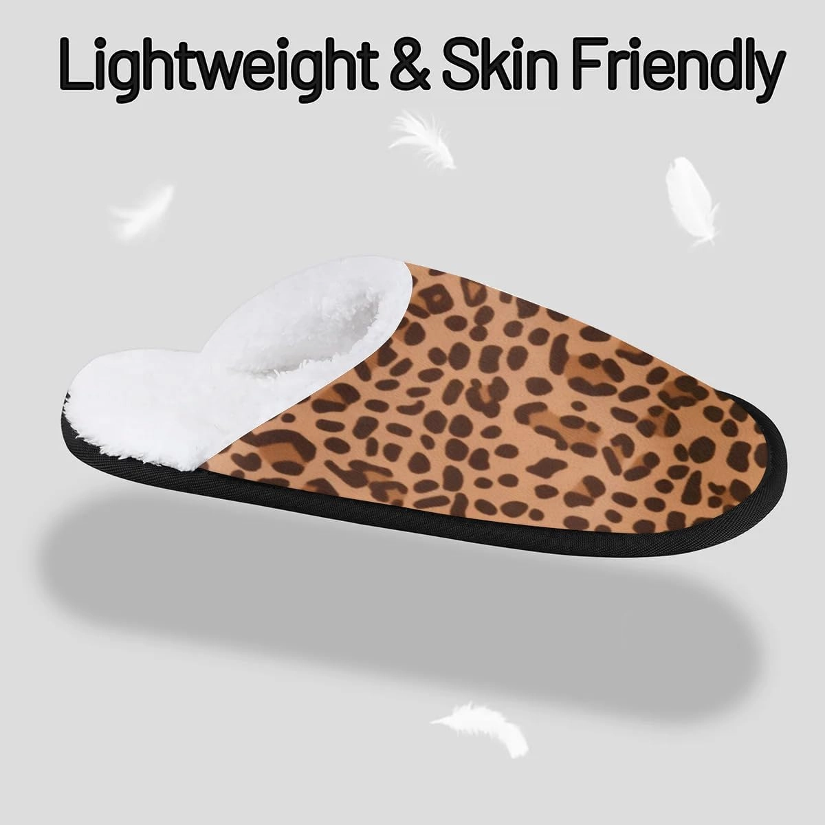 Slippers for Women Men, Soft Plush Warm Slip-On Slippers Non-Disposable Travel Slippers with Rubber Sole, Cozy Indoor Slippers Portable Spa Hotel Guest Indoor Slippers