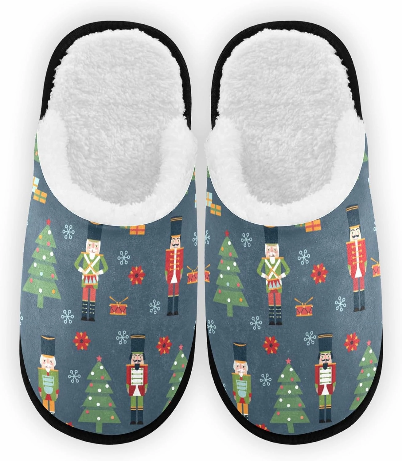 Slippers Soft Memory Foam Non-Slip Indoor House Slippers Home Shoes for Bedroom Hotel Travel Spa
