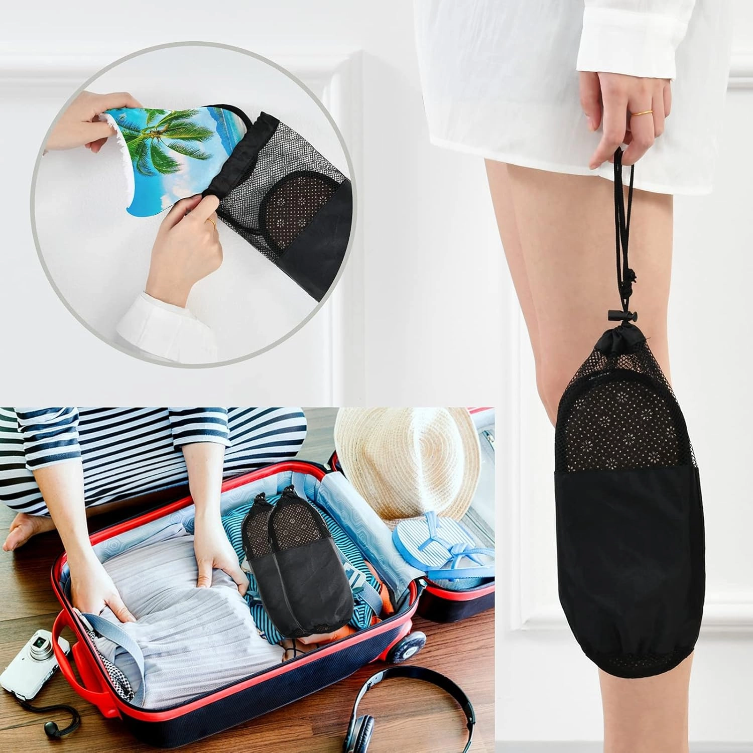 Slippers Soft Non-Slip Indoor House Slippers Home Shoes For Bedroom Hotel Travel Spa