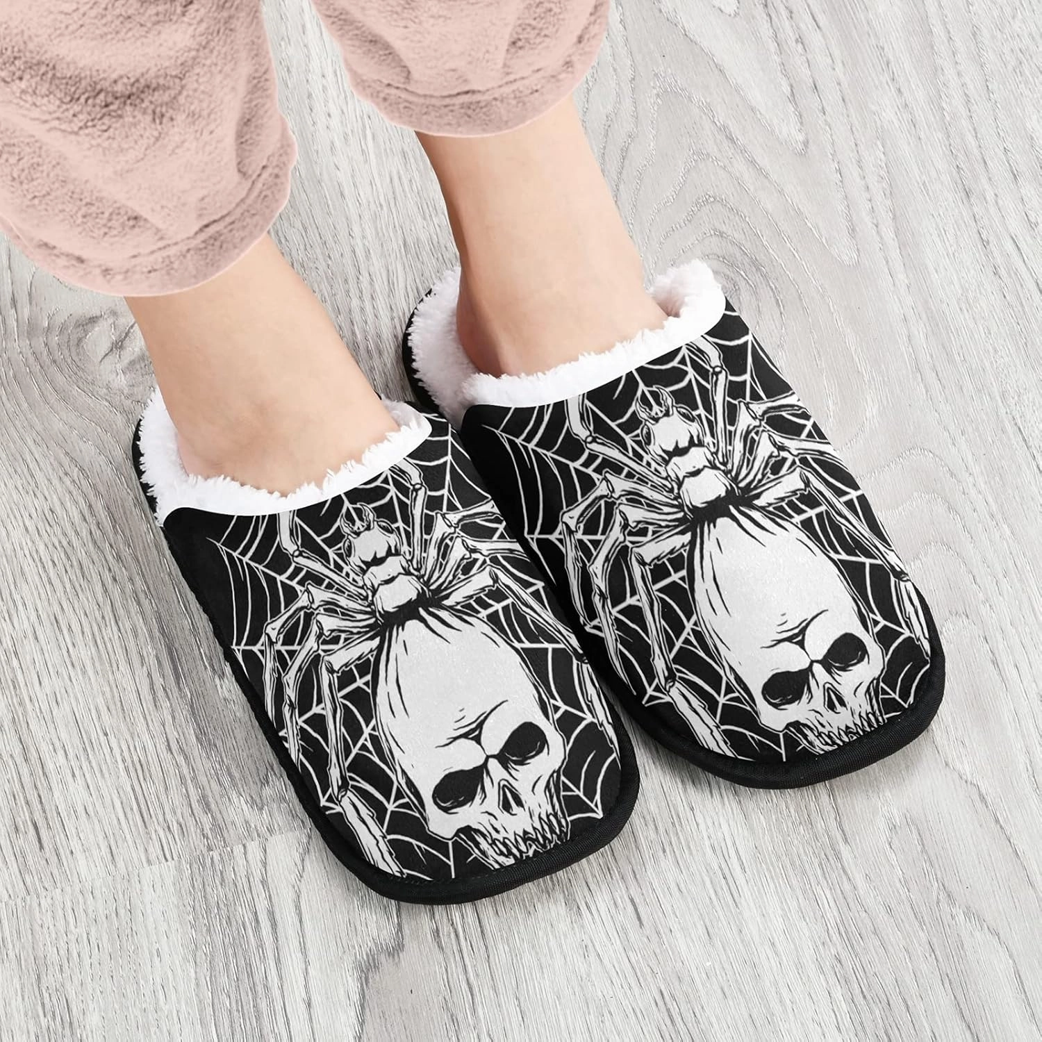 Slippers Soft Non-Slip Indoor House Slippers Home Shoes For Bedroom Hotel Travel Spa