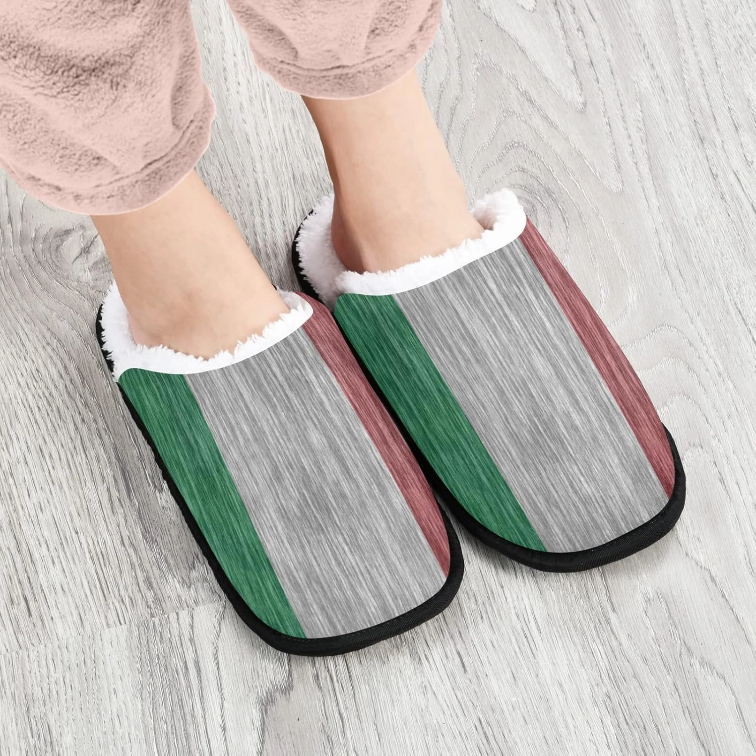 Slippers Soft Non-Slip Indoor House Slippers Home Shoes For Bedroom Hotel Travel Spa