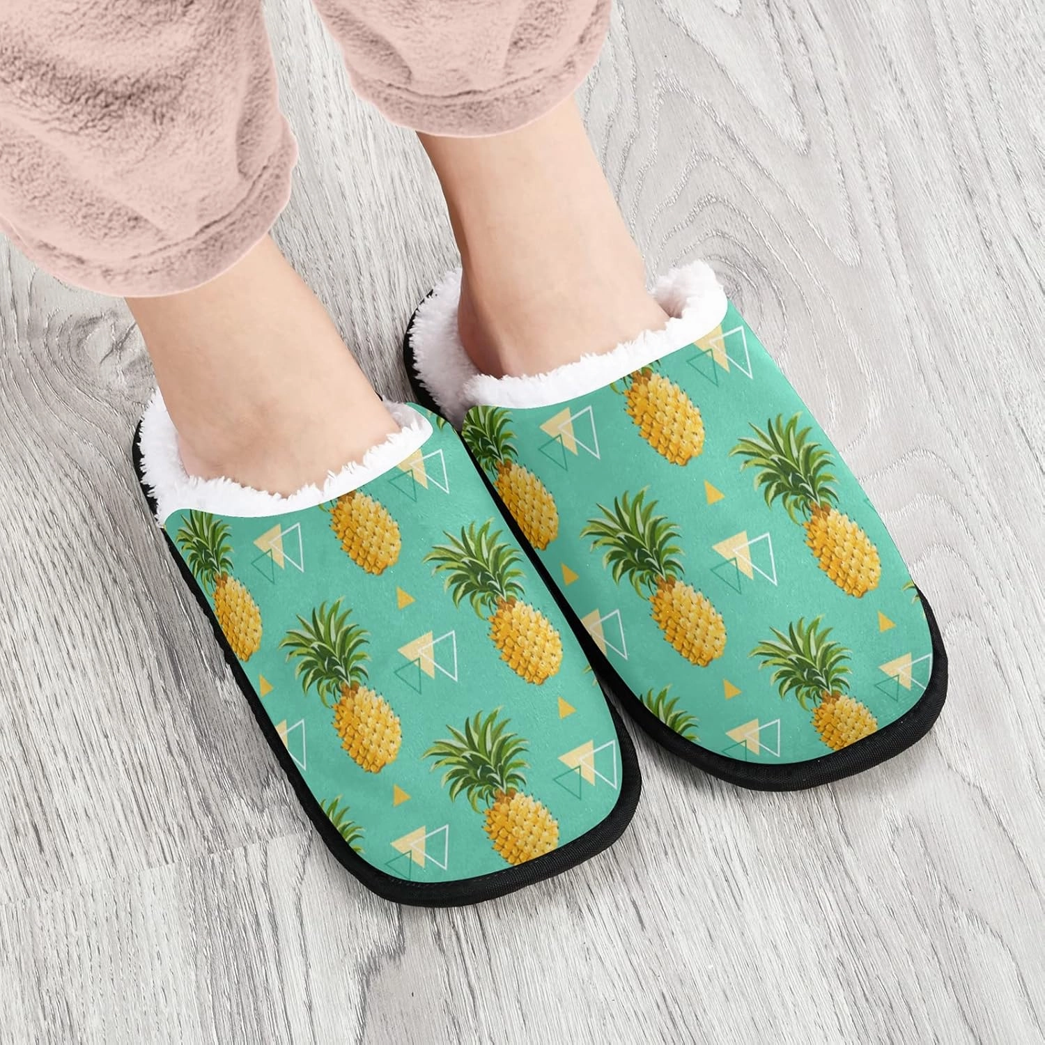 Slippers Soft Non-Slip Indoor House Slippers Home Shoes For Bedroom Hotel Travel Spa