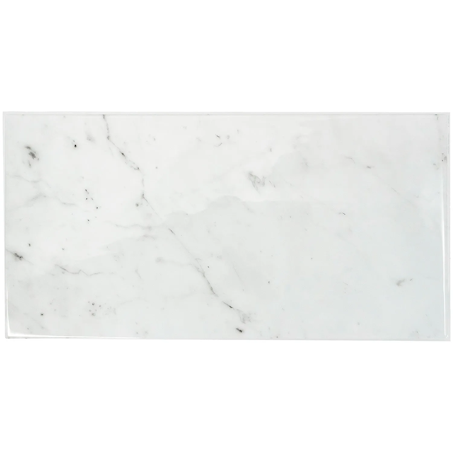 Smart Tiles Peel and Stick 2-Sheet 23 x 12 Backsplash - Blok Carrera|Dosseret Smart Tiles peler et coller 23 x 12, 2 feuilles - Blok Carrera