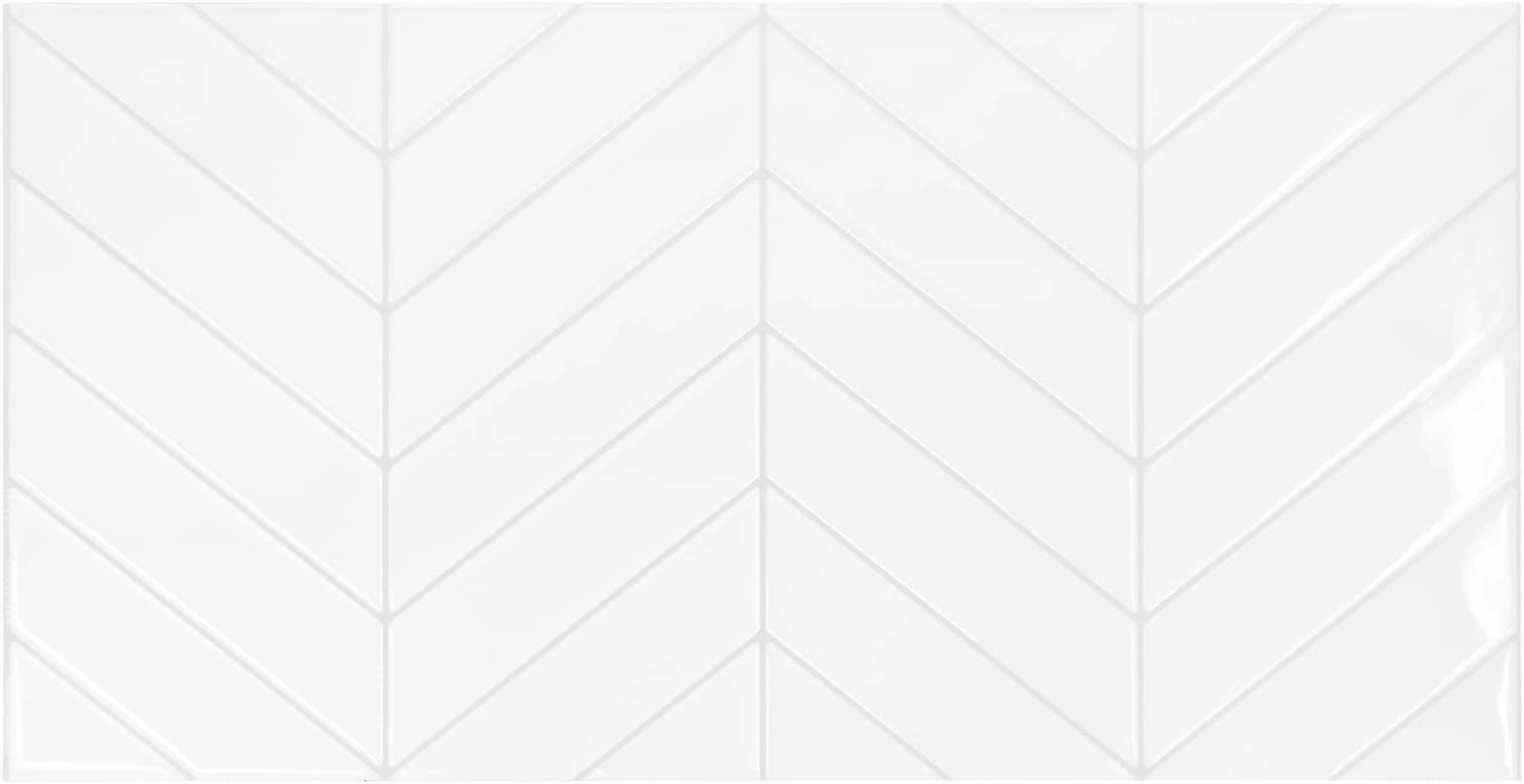Smart Tiles Peel and Stick Backsplash - X-Large 5 Sheets of 22.56'' x 11.58'' - 3D Adhesive Peel and Stick Tile Backsplash for Kitchen, Bathroom, Wall Tile