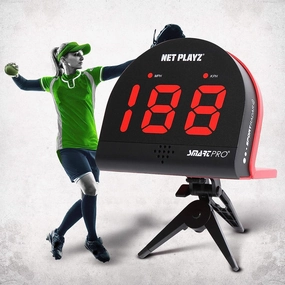 Softball Radars, Speed Sensors Training Equipment (Hands-Free Radar Guns, Pitching Speed Guns | Softball Gifts, High-Tech Gadget & Gear for Softball Players, Black