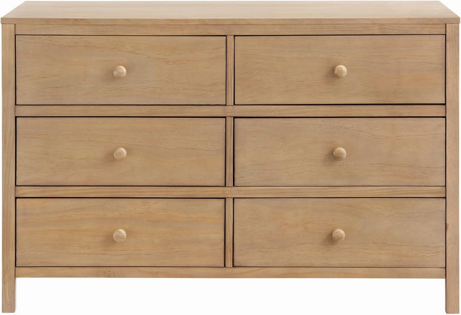 Soho Baby Everlee 6 Drawer Dresser, Honey Wood
