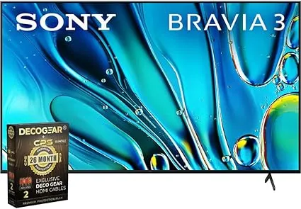 Sony BRAVIA 3 K-65S30 65″ Television – S30 Series – 4K Ultra HD – HDR – Google TV