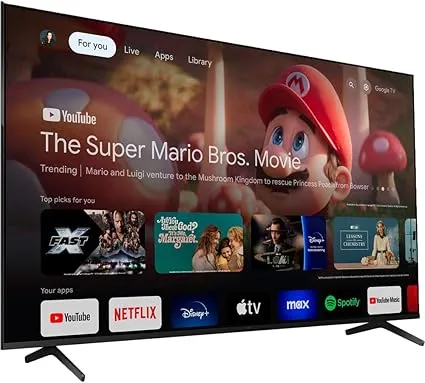 Sony BRAVIA 3 K-65S30 65″ Television – S30 Series – 4K Ultra HD – HDR – Google TV
