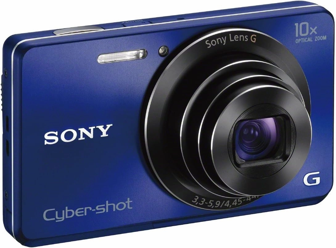 Sony Cyber-shot DSC-W690 16.1 MP Digital Camera with 10x Optical Zoom and 3.0-inch LCD (Blue) (2012 Model)
