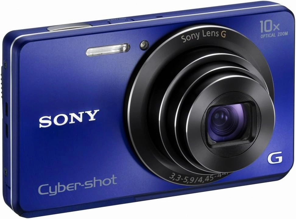 Sony Cyber-shot DSC-W690 16.1 MP Digital Camera with 10x Optical Zoom and 3.0-inch LCD (Blue) (2012 Model)