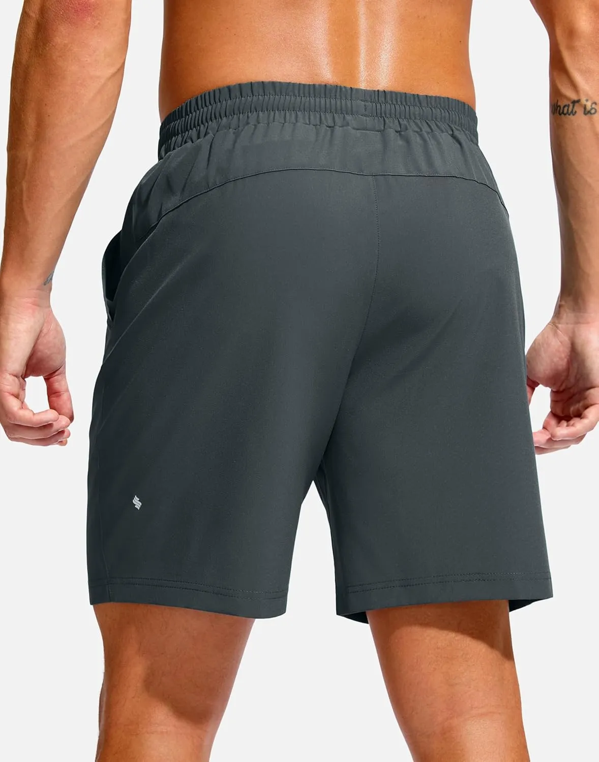 Soothfeel Men's Athletic Workout Shorts with Zipper Pocket 5"/7" Running Gym Shorts for Men Lightweight Quick Dry Tennis
