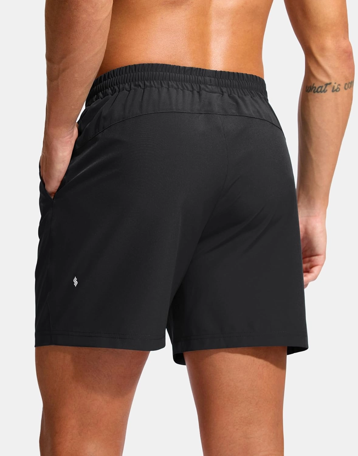 Soothfeel Men's Athletic Workout Shorts with Zipper Pocket 5"/7" Running Gym Shorts for Men Lightweight Quick Dry Tennis