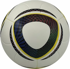 South Africa 2010 World Cup Quality Football League Quality Soccer Ball Thermally Bonded Match Ball Seamless Stitching size5 Official Match Weight-Professional Grade Leather-Perfect Collector's Soccer