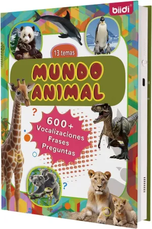 Spanish Sound Book for Toddler,Interactive Talking Book for Children,Electronic Educational Learning Toys for Boys Girls,Birthday Gifts for Kids Age 2 3 4 5,with 13 Topics,600  Sounds,171 Animal