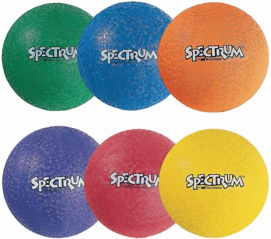 Spectrum™ Playground Balls, 6" (Set of 6)