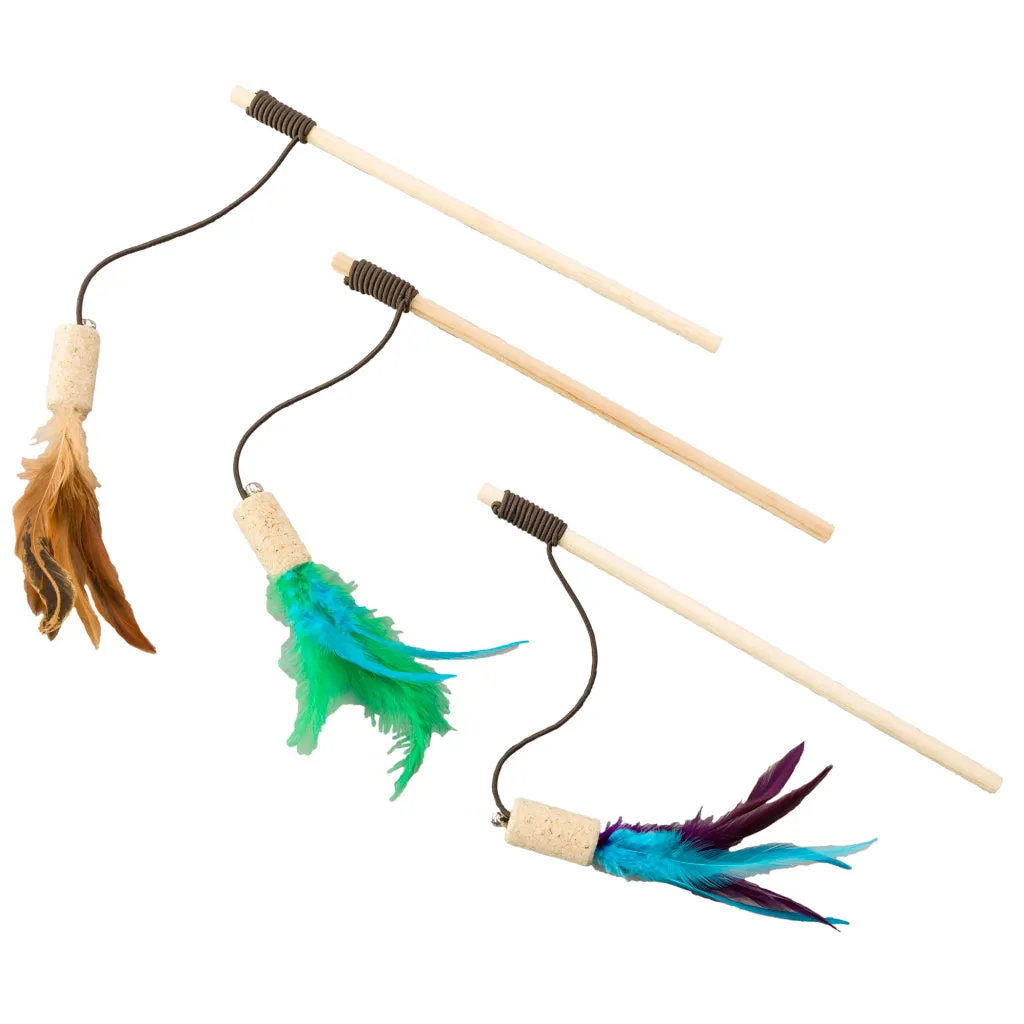 SPOT ETHICAL CAT-BERNET CORK TEASER WAND CAT TOY