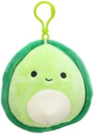 Squishmallow Clip-on Turtle 3.5" Henry Green Super Soft Plush Toy Animal for Backpack, Purse, Car Mirror Hanging Accessory