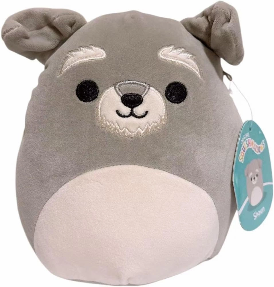 Squishmallows 2025 Original 8-Inch Dog Animal Squad Plush - Collectible Soft & Squishy Mini Stuffed Animal Toy - Add to Your Squad - Gift for Kids, Girls & Boys (Shaun Dog)