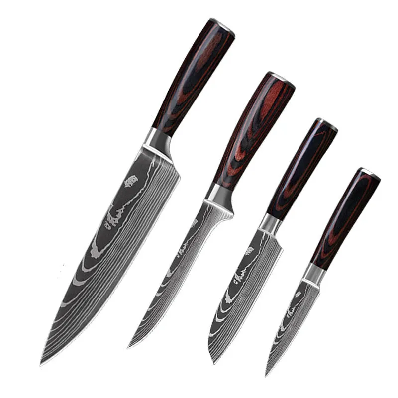 Stainless Steel Chef's Knife Set – 6/8/10 Pieces