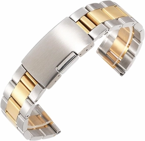 Stainless Steel 18mm 20mm 22mm 24mm 26mm 28mm 30mm Watch Band Solid Classic General Metal Strap Watchband Belt
