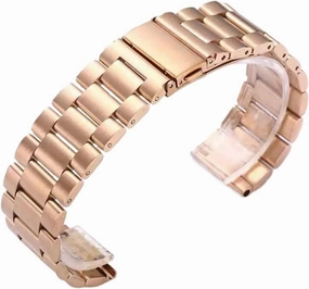 Stainless Steel Metal Strap 18mm Unisex Replacement Wristband