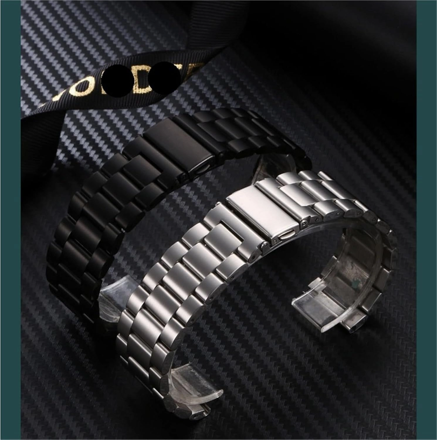 Stainless Steel Metal Strap 18mm Unisex Replacement Wristband