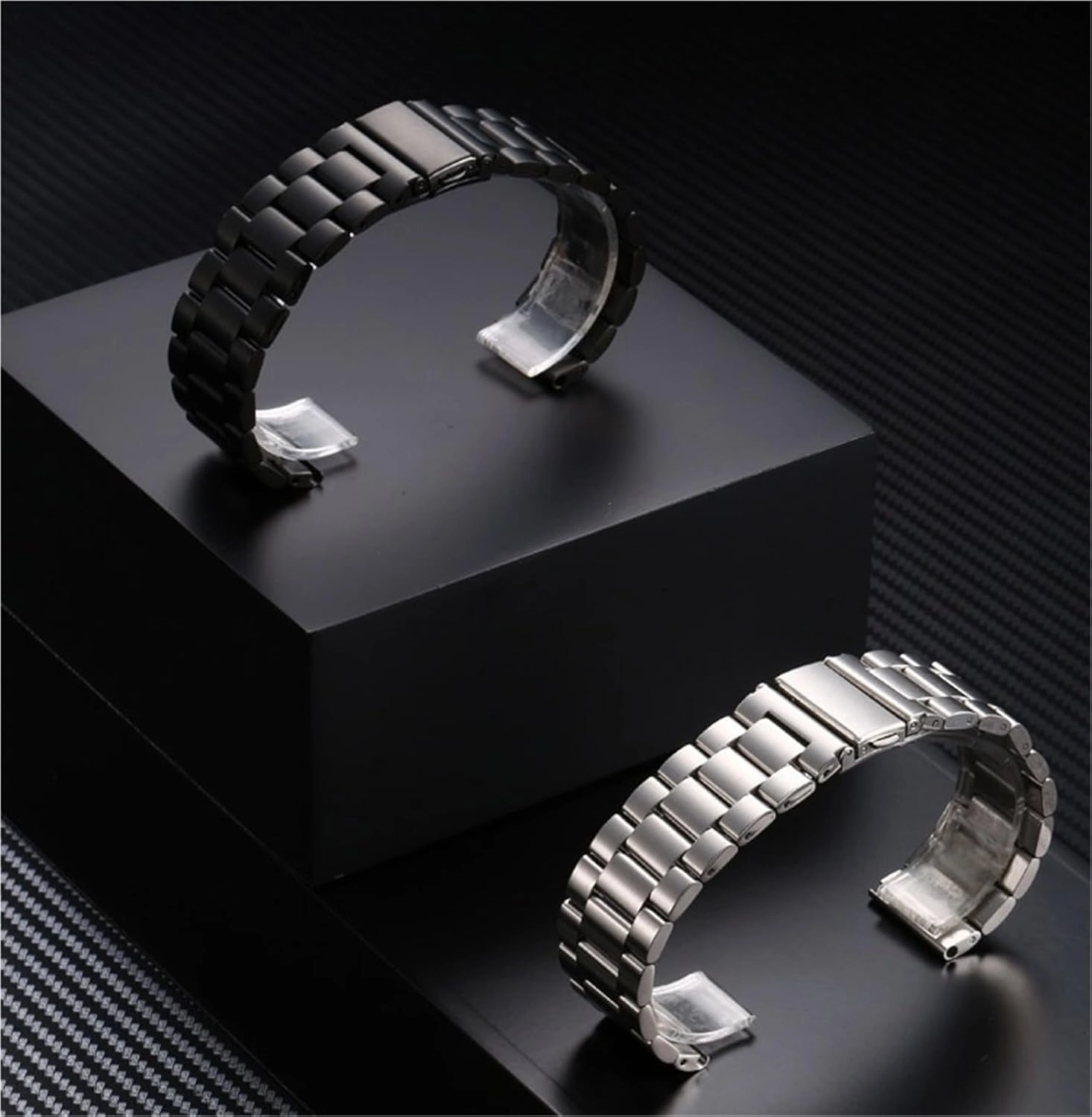 Stainless Steel Metal Strap 18mm Unisex Replacement Wristband