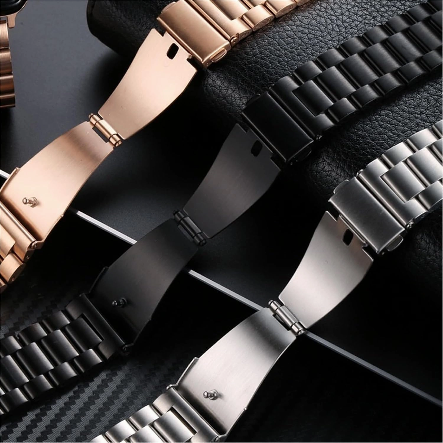 Stainless Steel Metal Strap 18mm Unisex Replacement Wristband