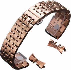 Stainless Steel Metal Watch Band 18mm 20mm Wristband Suitable for Smart Watch Quartz Watch Men Women Universal Folding Buckle Watch Strap