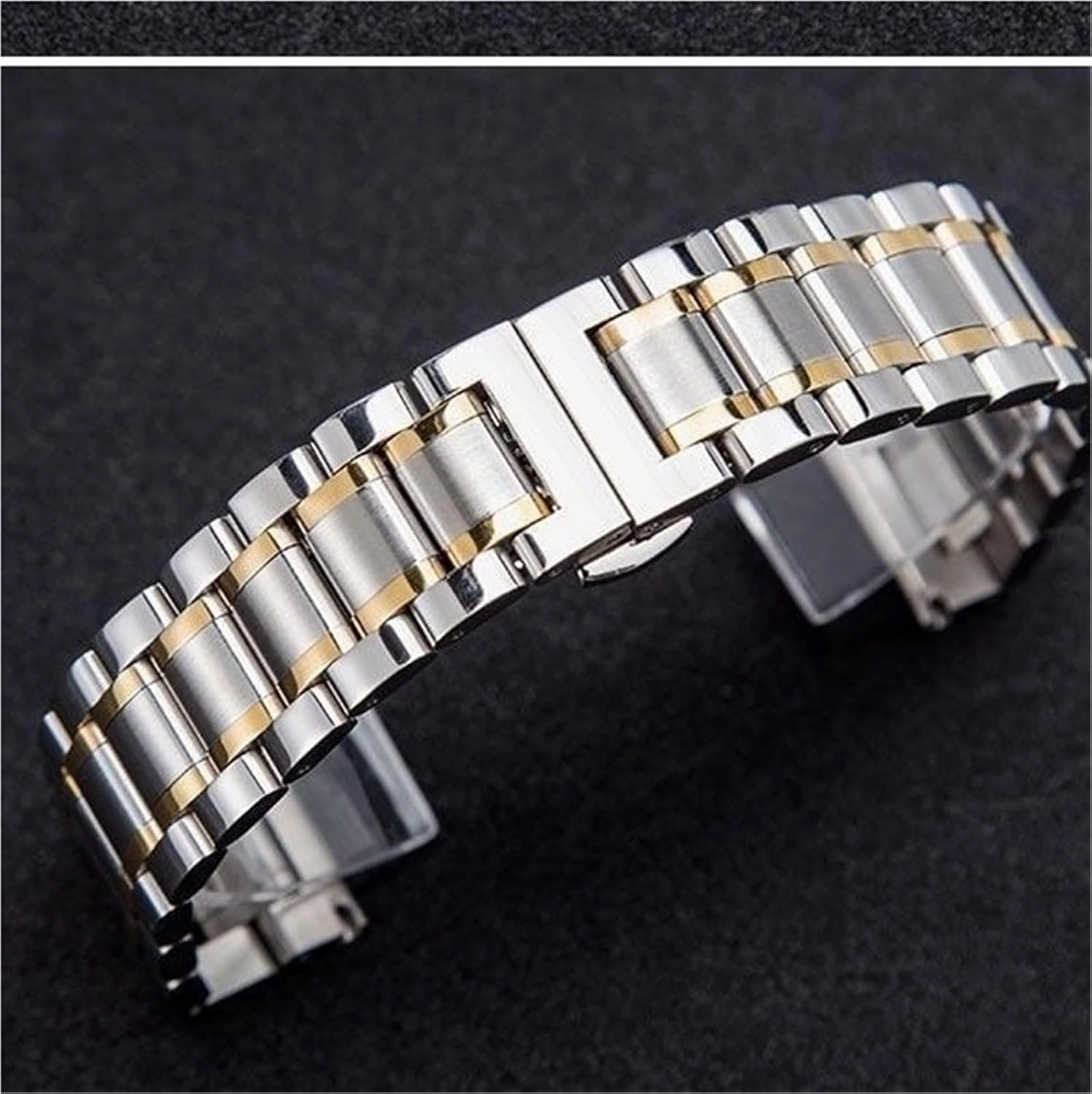 Stainless Steel Watch Band 18mm 20mm Universal Replacement Watch Band for Smart Watch Quartz Watch
